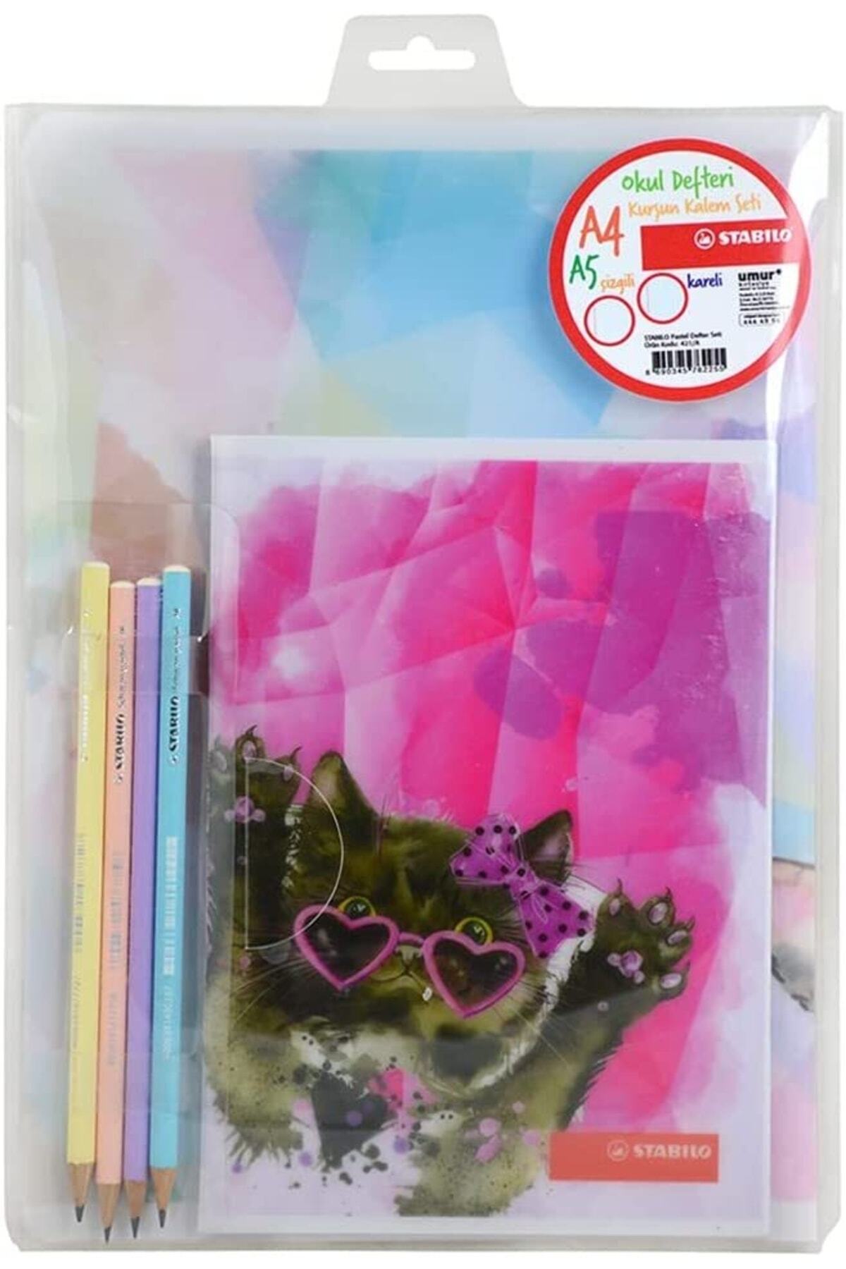 Defter Ve Kalem Seti Karışık Desen Yollanmaktadır.