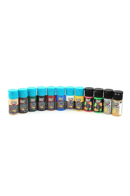 Multimix 12'li Akrilik Boya Seti 8+2+2 Set 12x 20 Ml