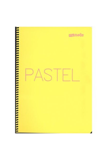 80 Sayfa Kareli Pastel Defter 4 Adet Karışık Renk