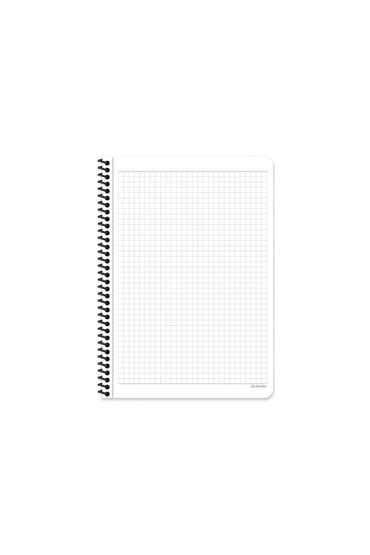 KARELİ 16x22 CM 80 YAPRAK PLASTİK KAPAK TELLİ DEFTER 60 GRAM BEYAZ SAYFA TERAZZO