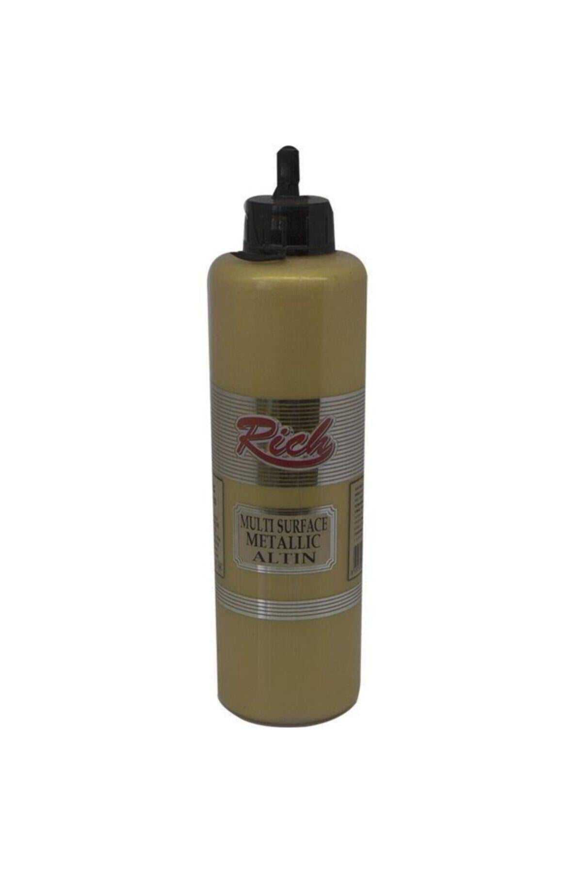 Multi Surface Metalik Her Yüzey İçin Akrilik Boya 500 ml. 6504 Altın
