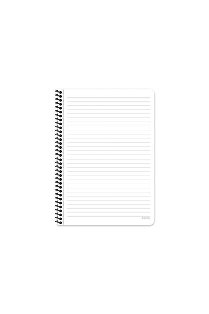 ÇİZGİLİ A4 80 YAPRAK PLASTİK KAPAK TELLİ DEFTER TERAZZO KESKİN COLOR