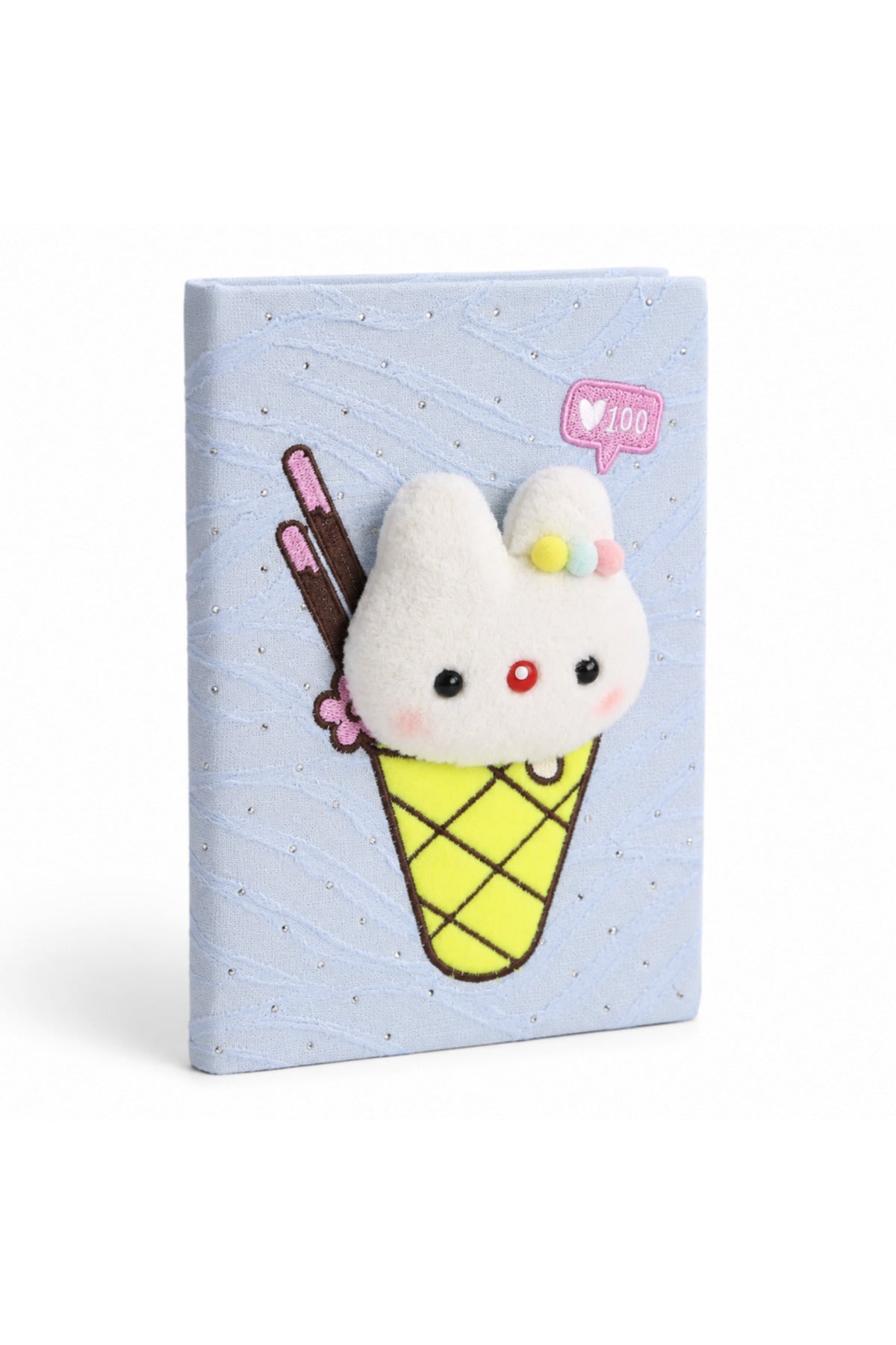 14X20 CM Peluş hatıra günlük anı defteri 80 yaprak çizgili 15