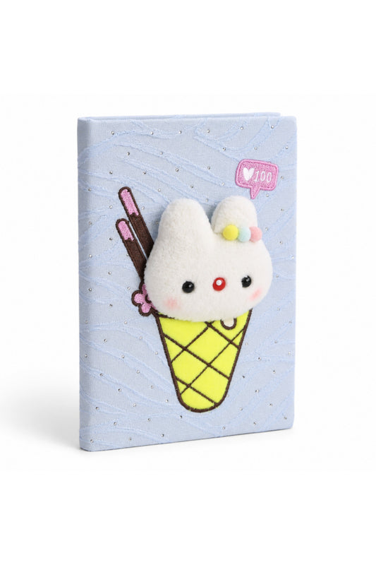 14X20 CM Peluş hatıra günlük anı defteri 80 yaprak çizgili 15