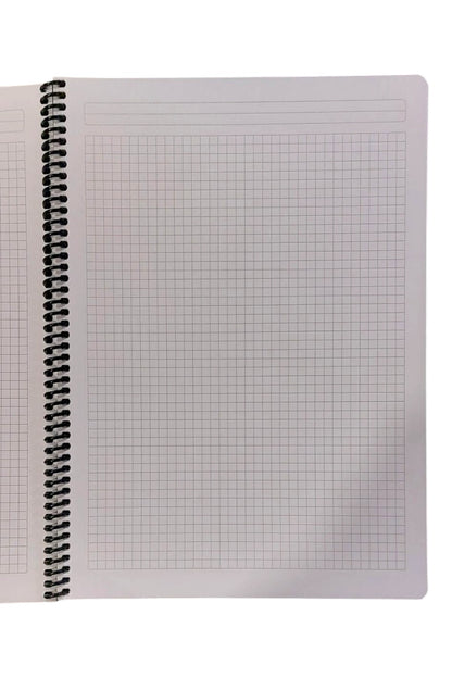 A4 telli 80 yaprak KARELİ Umur smiley emoji defter PLASTİK KAPAK