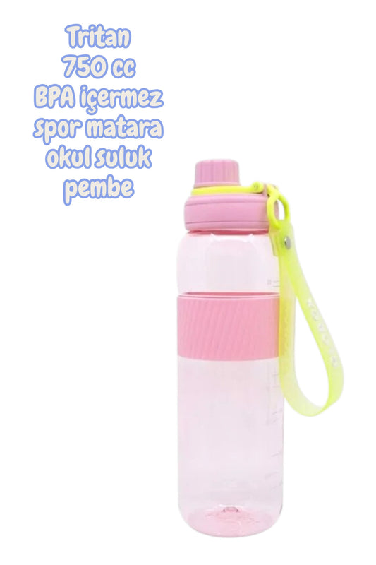Tritan 750 cc BPA içermez spor matara okul suluk