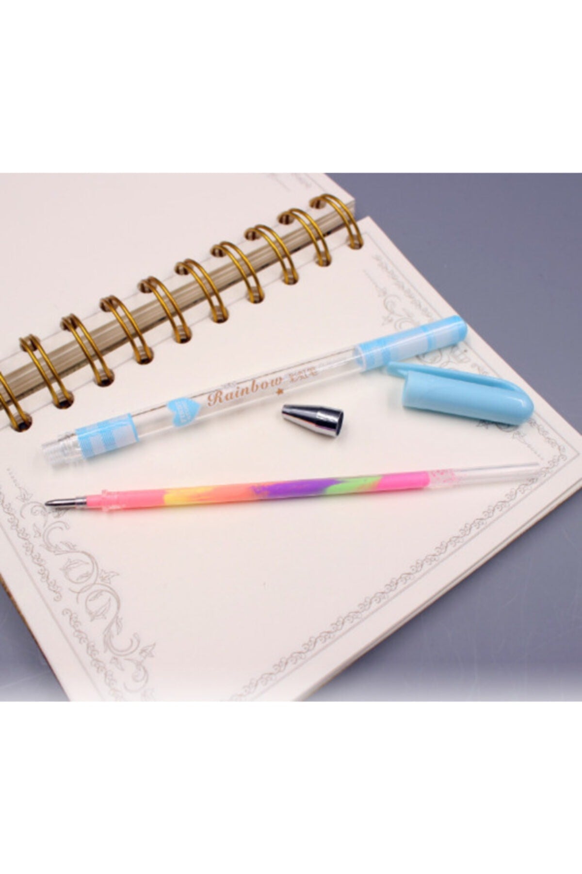 Rainbow Pastel Renk Jel Kalem
