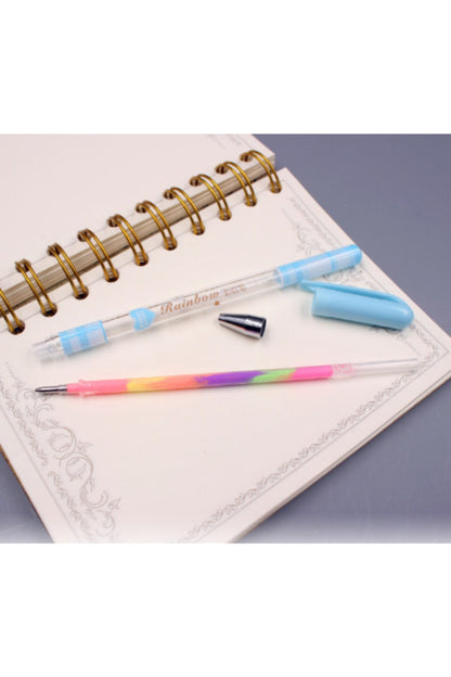 Rainbow Pastel Renk Jel Kalem