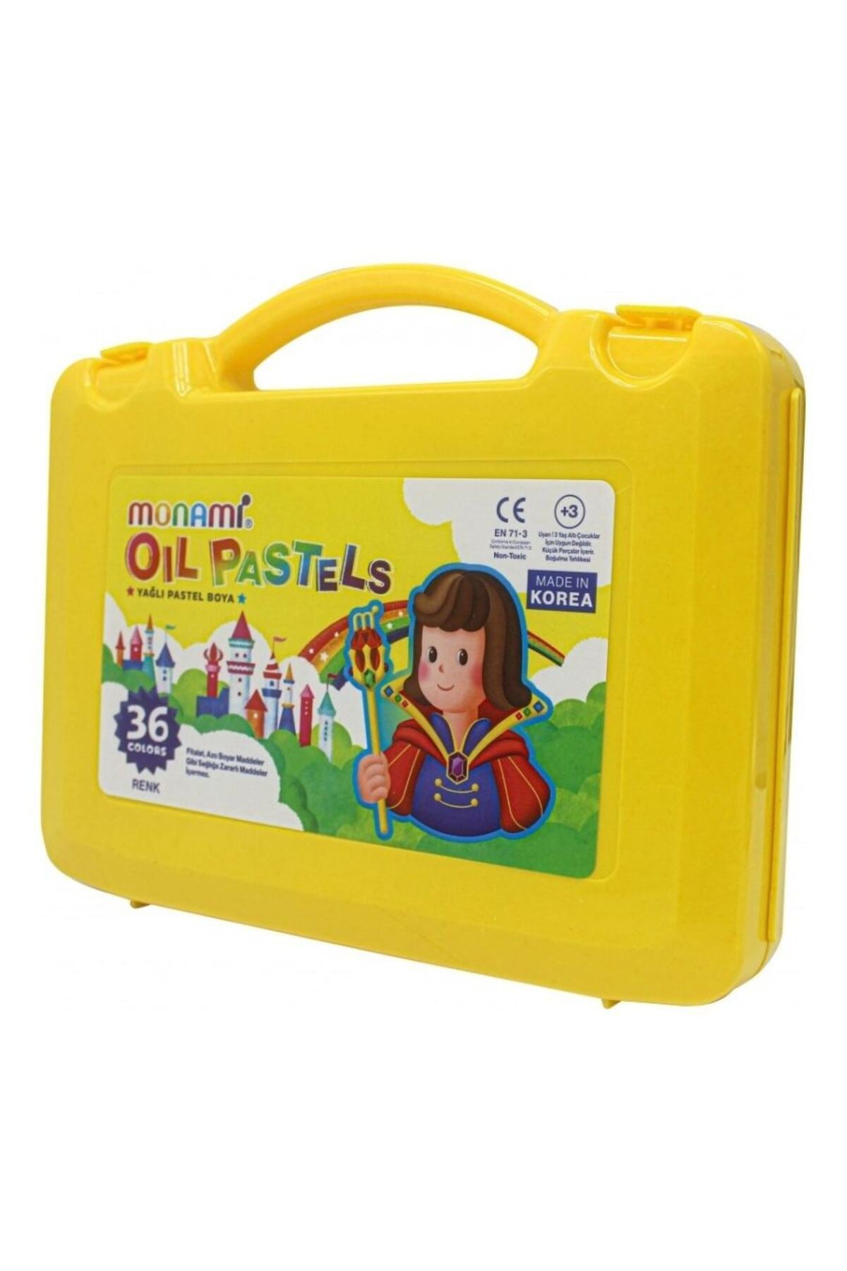 Yağlı Pastel Boya 36 Renk Plastik Kutulu
