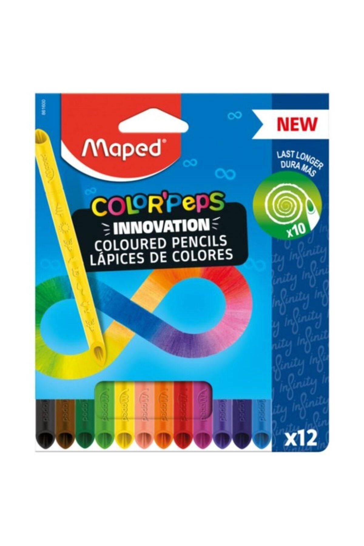 Color'Peps Infınıty Kuru Boya 12'Li 861600