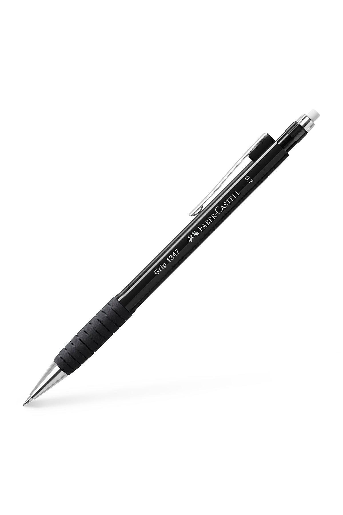 1345/47 Versatil Kalem, 0.7 mm, Siyah, Ergonomik Tutuş, Yaylı Uç, Uzun Silgi, Modern Tasarım 062451, one size