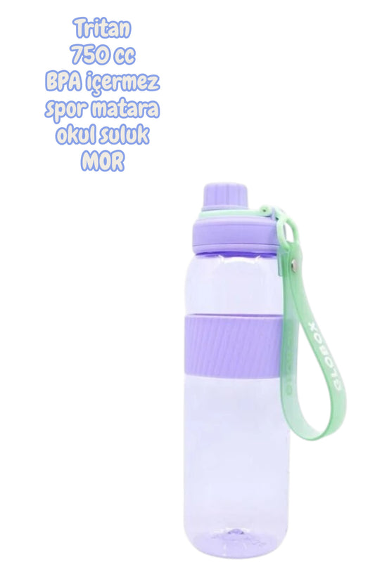 Tritan 750 cc BPA içermez spor matara okul suluk