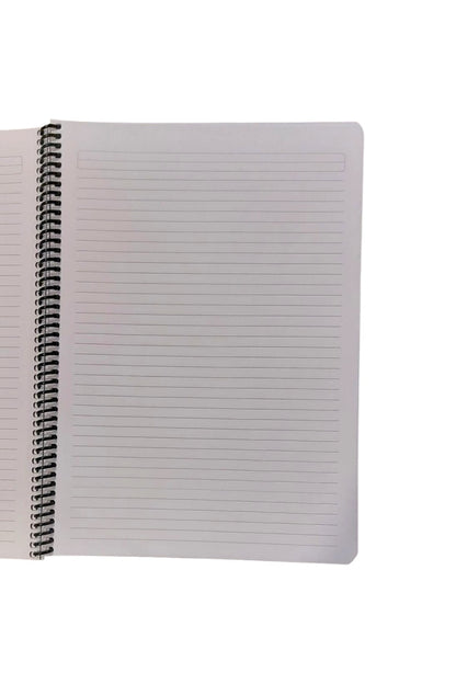 A4 telli 80 yaprak ÇİZGİLİ Umur smiley emoji defter PLASTİK KAPAK