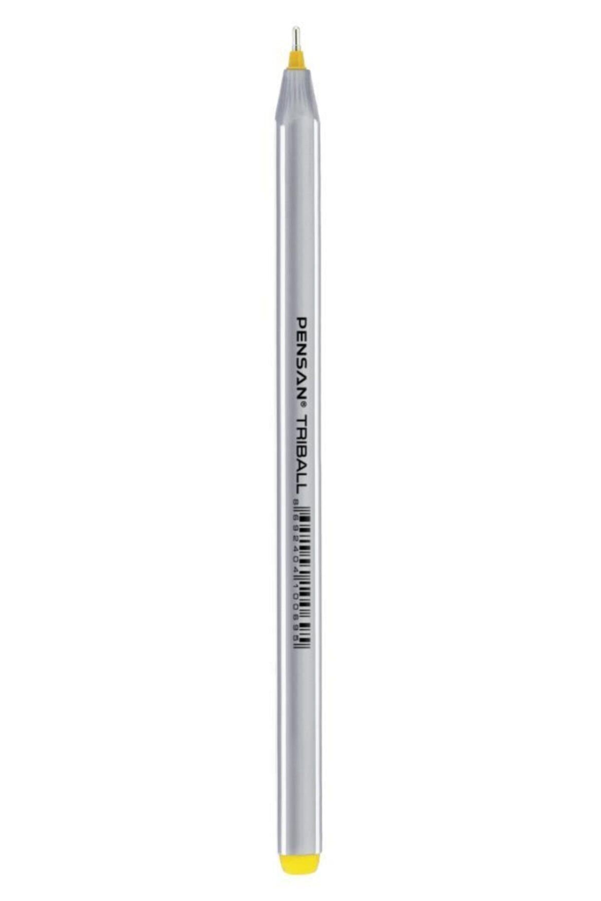 1003 Triball Tükenmez Kalem 1,0 Mm Sarı (12 Li Paket) Pe01003tksa