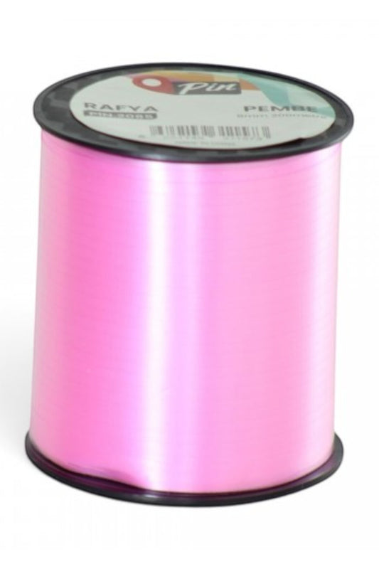 8 MM X 200 METRE SUYA DİRENÇLİ ŞEKİLLENDİRİLEBİLİR RAFYA-PEMBE