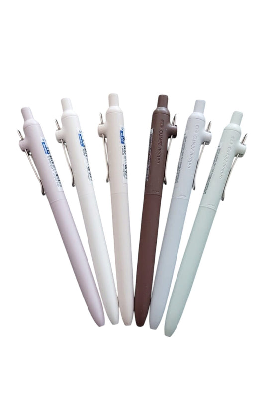 uniball zento 6'lı set jel tükenmez kalem mavi mürekkep 0.7 mm