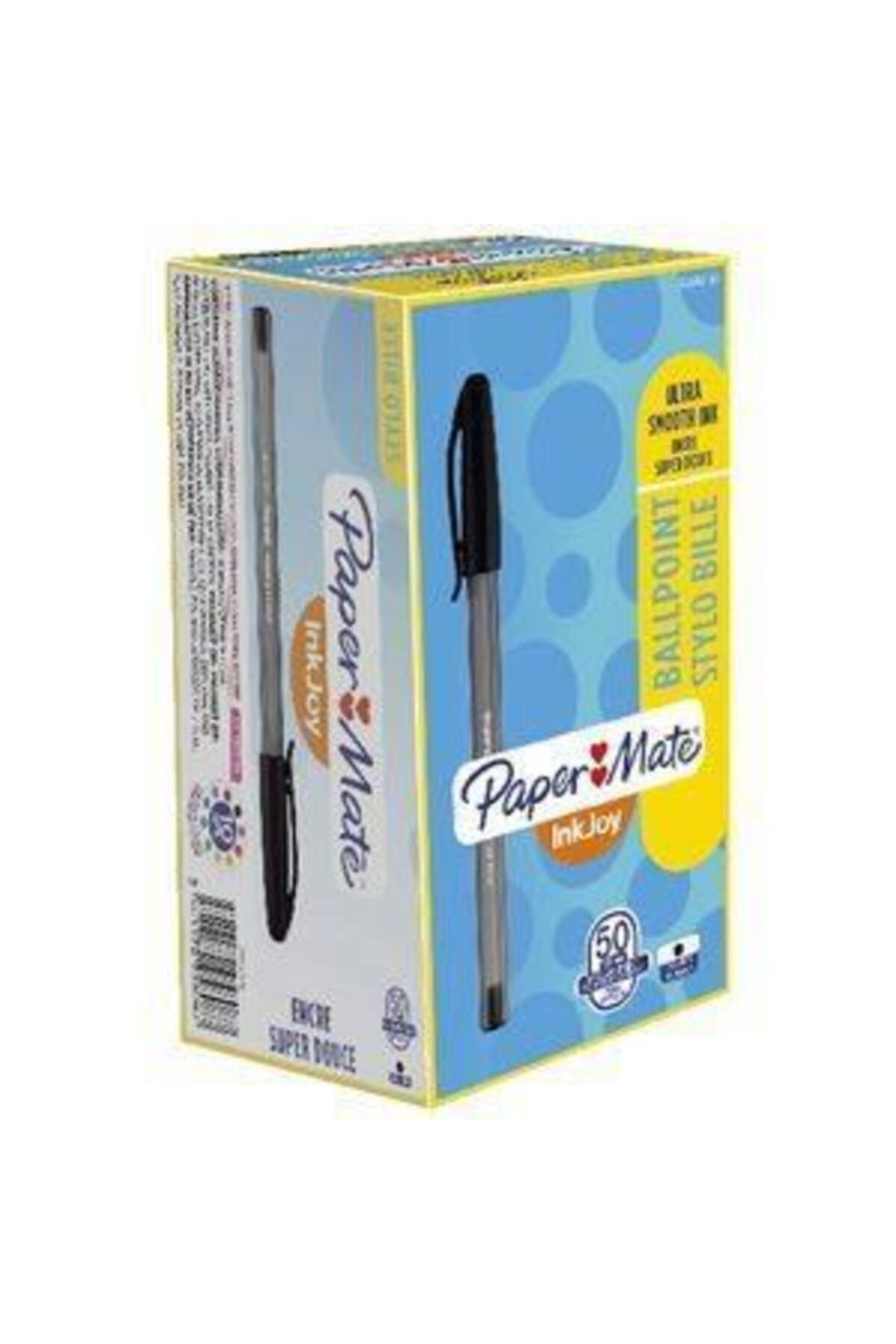 Papermate Inkjoy 100 Tükenmez Kalem M. Siyah 50 Li S0957120 (1 Paket 50 Adet)