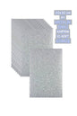 20x30 cm A4 METALİK SİMLİ KARTON 10 ADET GÜMÜŞ