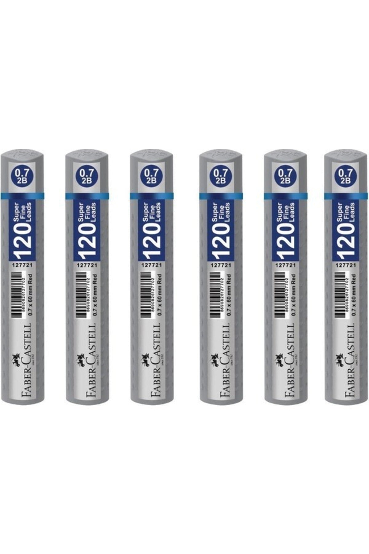 Faber-castell Grip Min 0.7 2b 60 Mm 120'li Tüp 6' Adet
