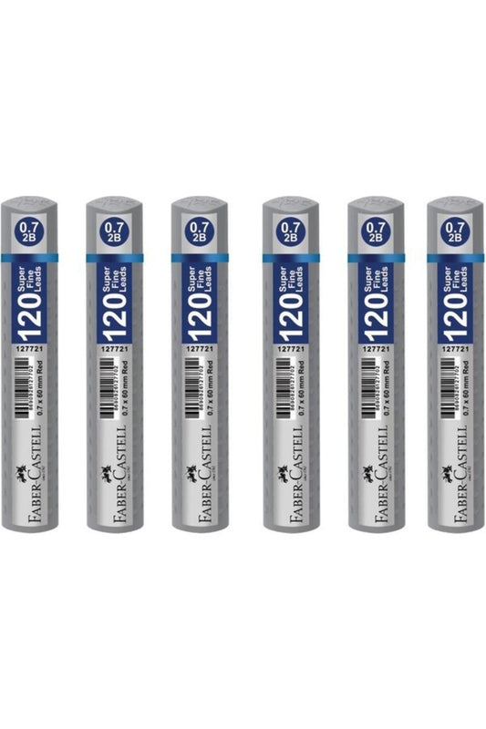 Faber-castell Grip Min 0.7 2b 60 Mm 120'li Tüp 6' Adet
