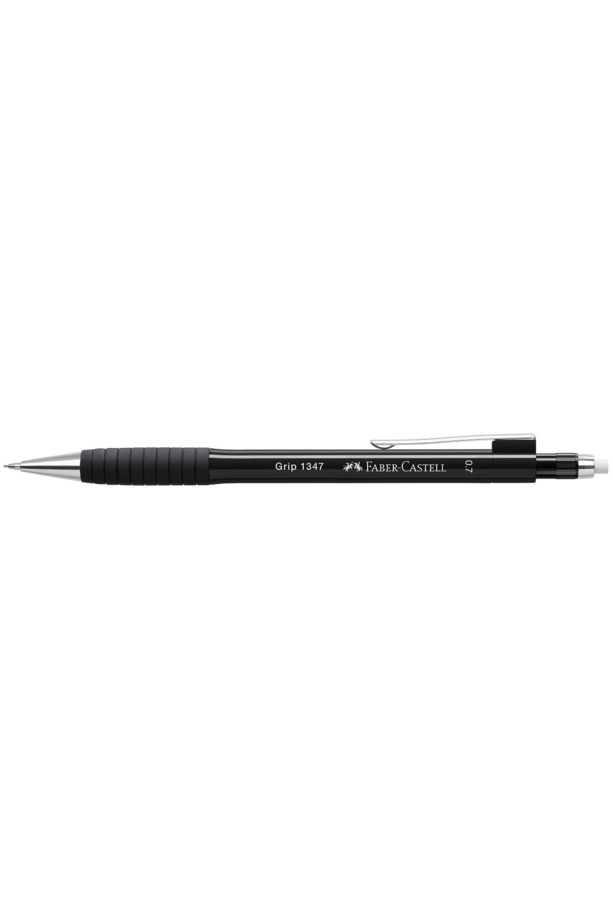 1345/47 Versatil Kalem, 0.7 mm, Siyah, Ergonomik Tutuş, Yaylı Uç, Uzun Silgi, Modern Tasarım 062451, one size