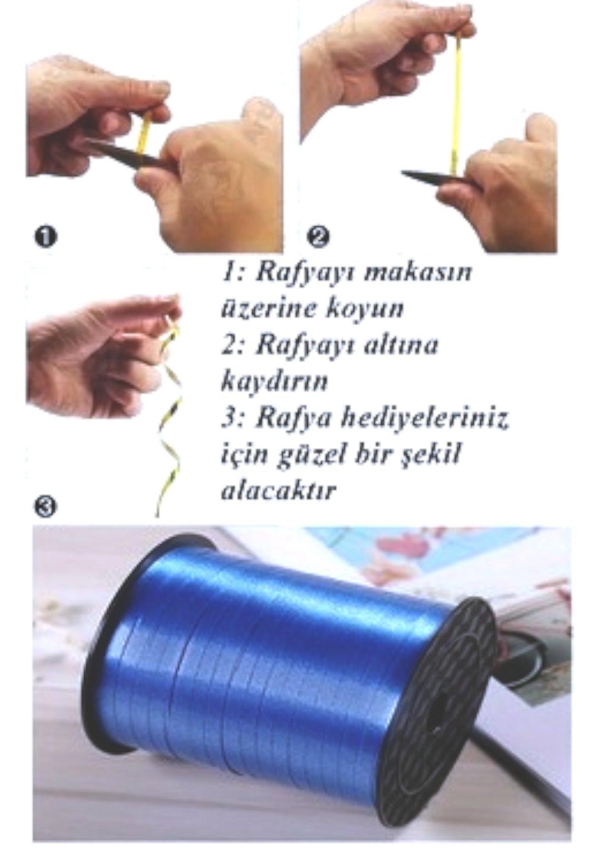 8 MM X 200 METRE SUYA DİRENÇLİ ŞEKİLLENDİRİLEBİLİR RAFYA-MOR