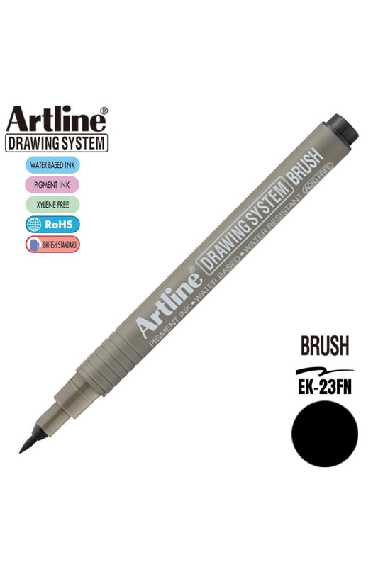 Artline Drawing System Çizim Kalemi Brush Fırça uç