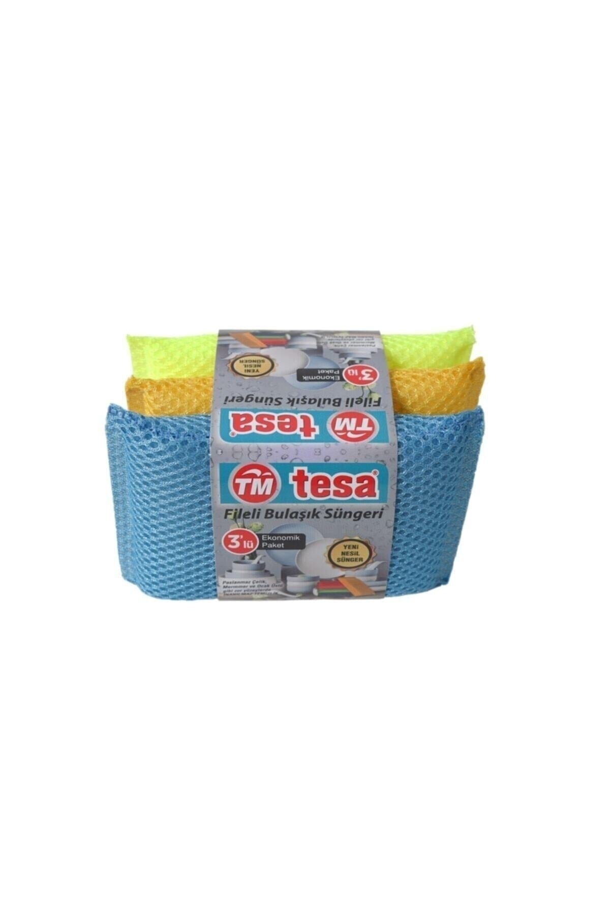 Fileli Bulaşık Süngeri 3lü Paket Tm-460