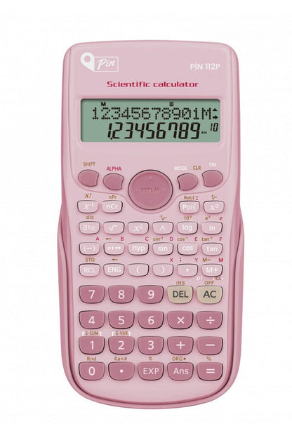 112P Fonksiyonel Bilimsel Hesap Makinesi Pembe