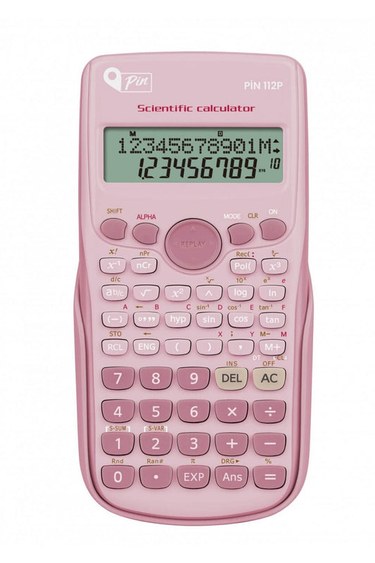 112P Fonksiyonel Bilimsel Hesap Makinesi Pembe