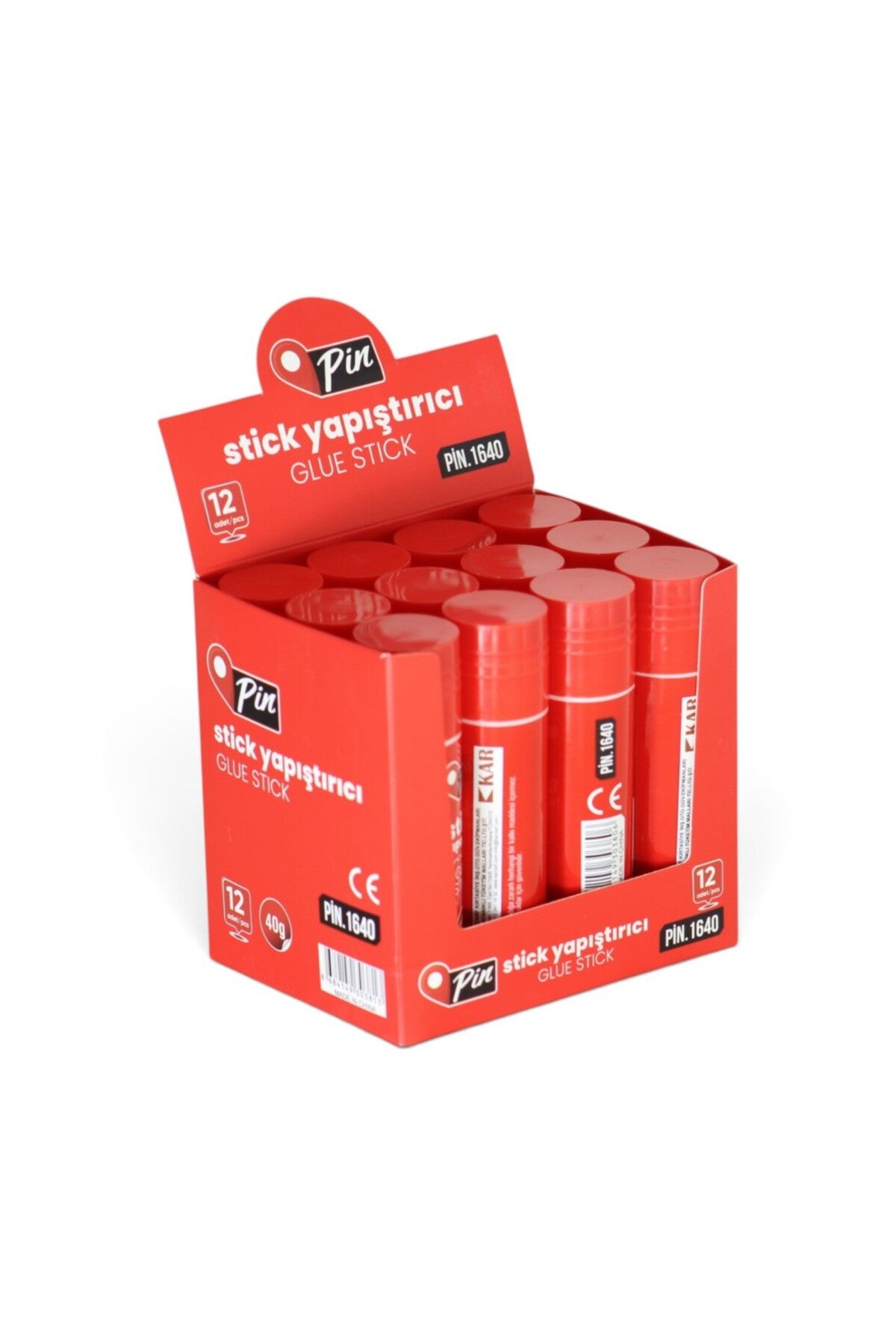 Stick yapıştırıcı 40 gr 12'lİ tam kutu bpa free solvent içermez büyük boy