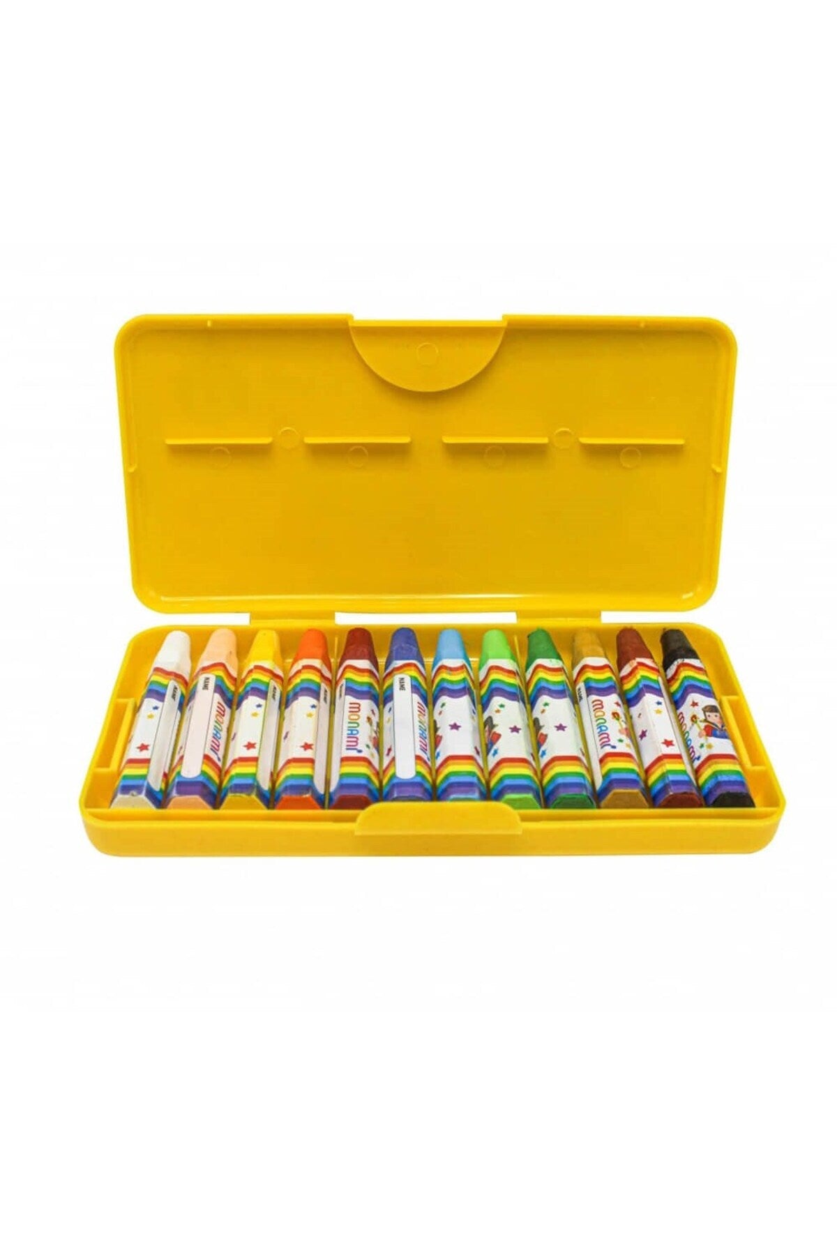 Yağlı Pastel Boya 12 Renk Plastik Kutulu