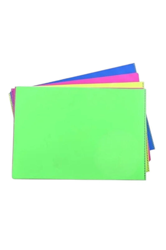 1 ADET 35X50 RESİM DEFTERİ 10 YAPRAK TELLİ plastik kapak